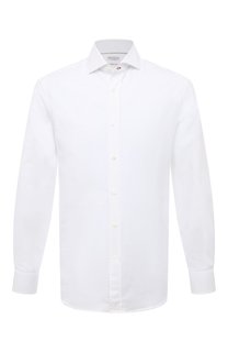 Хлопковая рубашка Brunello Cucinelli