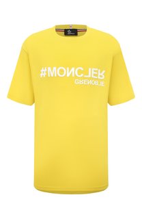 Хлопковая футболка Moncler Grenoble