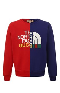 Хлопковый свитшот The North Face x Gucci Gucci