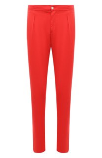 Брюки из хлопка и шерсти Marco Pescarolo