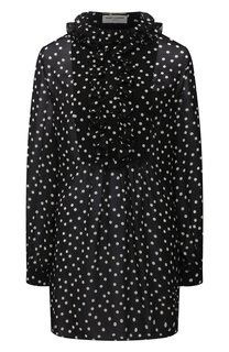 Шелковое платье Saint Laurent