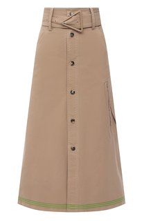 Хлопковая юбка Bottega Veneta