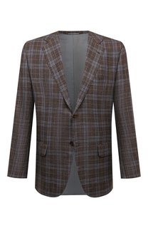 Пиджак из кашемира и шелка Kiton