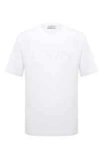 Хлопковая футболка Lanvin