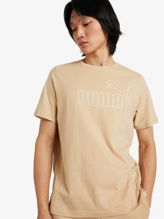 Футболка мужская PUMA ESS+ Big Outline, Бежевый