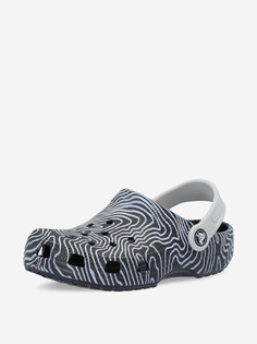 Сабо детские Crocs Classic Topographic Clog K, Синий