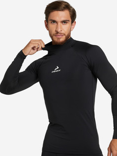 Лонгслив компрессионный мужской Demix, Черный
