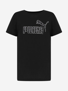 Футболка для девочек PUMA Ess, Черный