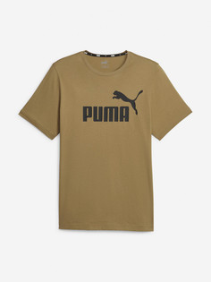 Футболка мужская PUMA Ess Logo, Коричневый