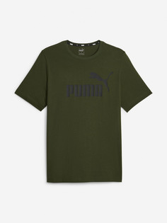 Футболка мужская PUMA Ess Logo, Зеленый