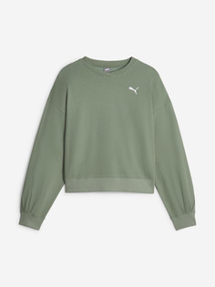 Свитшот женский PUMA, Зеленый