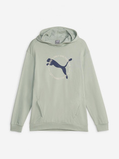 Худи мужская PUMA, Зеленый