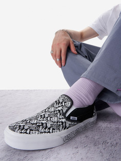 Слипоны мужские Vans Classic Slip-On, Черный