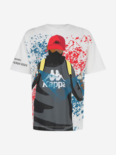Футболка мужская Kappa Authentic Graphik, Белый