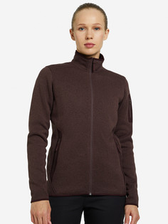 Джемпер флисовый женский Arcteryx Covert, Коричневый