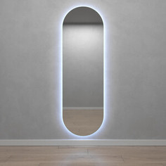Безрамное зеркало с холодной подсветкой Genglass Nolvis NF LED L GGL-01-L-6000-1