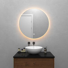 Безрамное зеркало с теплой подсветкой Genglass Rauntel NF LED M GGL-03-M-3000-2