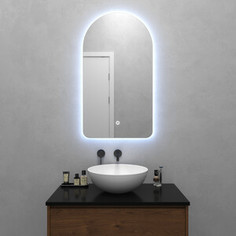 Безрамное зеркало с холодной подсветкой Genglass Arkelo NF LED S GGL-04-S-6000-2