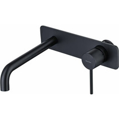 Смеситель для раковины Allen Brau Glority с механизмом, черный матовый (5.51004-31)