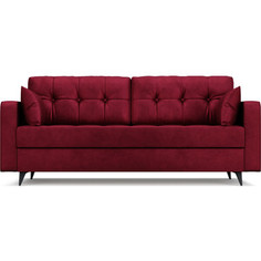 Диван Mebel Ars Снеп бархат красный star velvet 3 dark red