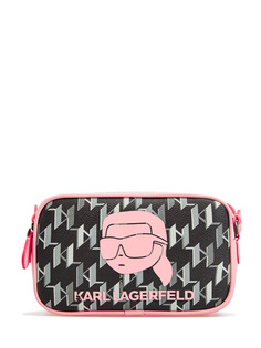 Сумка K/Ikonik Monogram с двумя отделениями на молниях Karl Lagerfeld