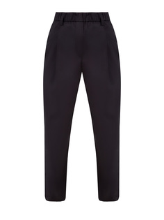 Брюки Baggy Track из тонкого поплина с деталью Мониль Brunello Cucinelli
