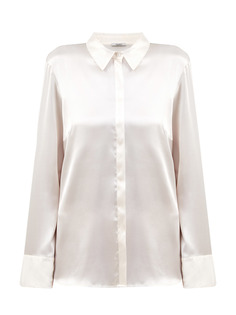 Шелковая блуза с ювелирными цепочками Punto Luce Peserico