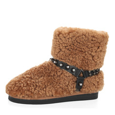 Рыжие угги из меха Corso Como