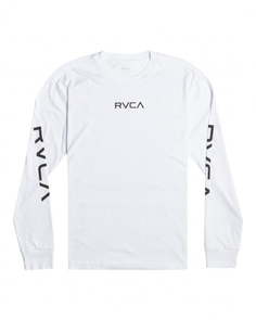 ФУТБОЛКА (ФУФАЙКА) BIG RVCA SLEEVE TEES WHT