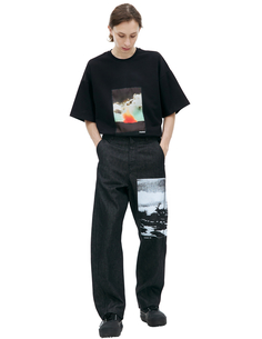 Прямые джинсы Denali с принтом Oamc