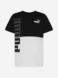 Футболка для мальчиков PUMA Power Colorblock, Черный