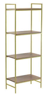 Стеллаж ALTO, золотой, ЛДСП Робиния 550х300х1450 Green Ween