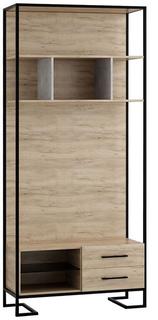 Стеллаж LoftHouse Дуб натуральный под ТВ Helvant