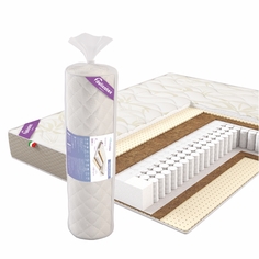 Матрас Delicatex Innova Cocos, независимые пружины, средне-жесткий, 80х200 см