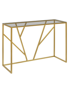 Консоль GreenWeen EVA, золотая, тонированное стекло 1000х350х810