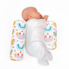 Подушка (для боковой поддержки) Amarobaby Nature Anatomy с лузгой гречихи (Rainbow)