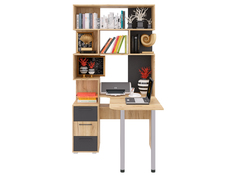 Компьютерный стол Пирамида КС-57 Крафт золотой Антрацит