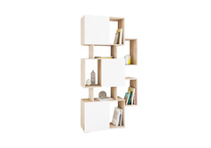 Стеллаж ТЭКС Ромео-9 Дуб Сонома/Белый