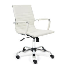 Кресло TetChair URBAN-LOW, кож/зам, белый, 36-01