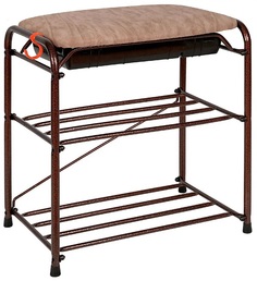 Подставка для обуви Альфа 13 с сиденьем и ящиком No Brand