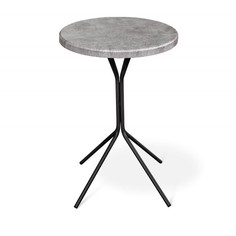 Столик журнальный 410х410х515 черный муар / лофт медь Sheffilton