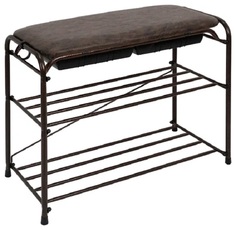 Подставка для обуви Альфа 23 с сиденьем и ящиком No Brand