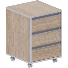 Тумба ED_Vita . выкатная V-3.0,центр.замок дуб сонома No Brand