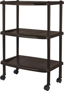 KEEPLEX KL281312011 Этажерка для обуви Regular трехсекционная 50х31х11,5см темный каштан