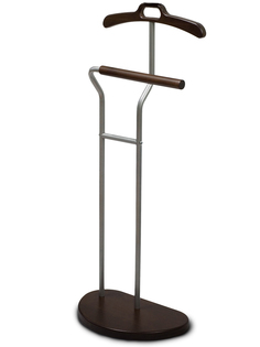 Вешалка костюмная Мебелик Д 10 Металлик/Темно-коричневый