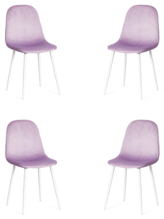 Комплект стульев для кухни TetChair BREEZE, 4 шт., светло лавандовый