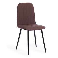 Стул TetChair ARC ткань,металл, 46х52х88см, коричневый 01,черный (1 шт в упаковке)