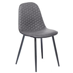 Стул TetChair STORM (mod. 807) металл/вельвет, серый/антрацит