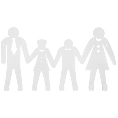 Вешалка Lefard 30х16,5 см белая