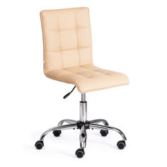 Кресло компьютерное офисное на колесиках для школьника подростковое Tetchair ZERO бежевый